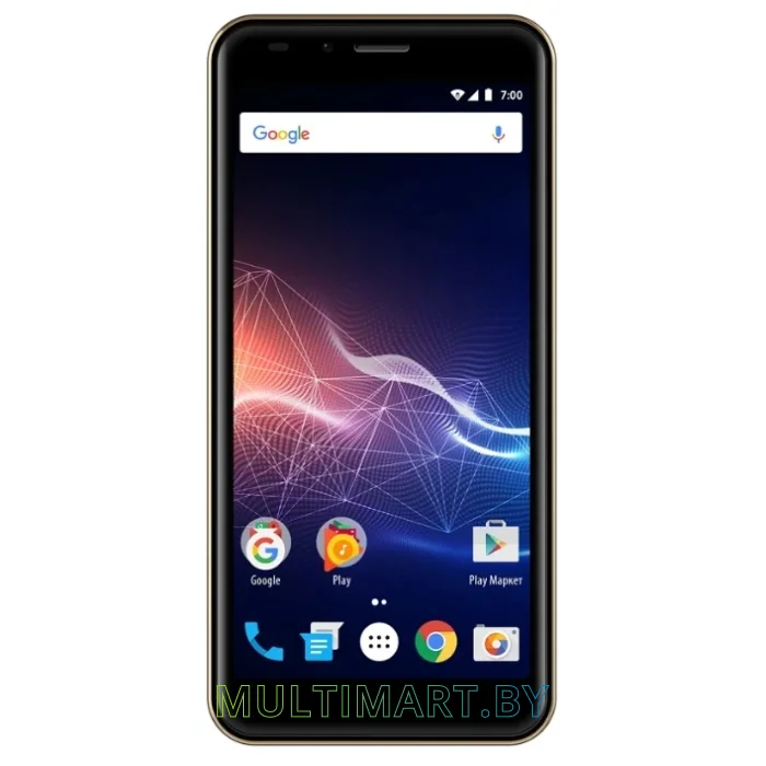 Смартфон Vertex Impress Click (золотистый)